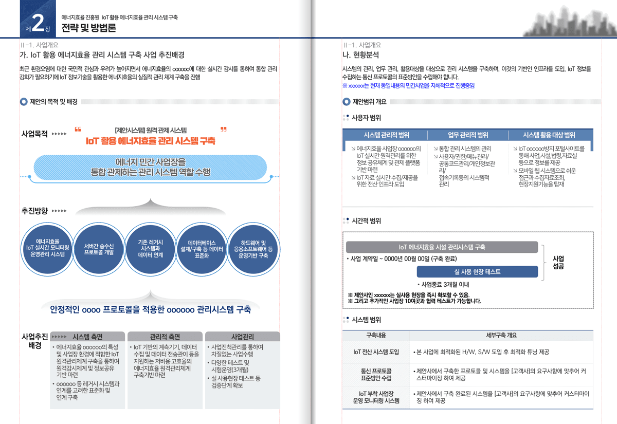 공공조달 제안서 실전 예시 — 전략 및 방법론